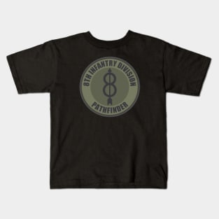 8th Infantry Division (subdued) Kids T-Shirt